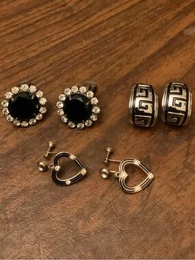 Clip and screw back Earrings